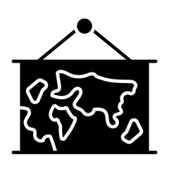 Hanging Map Icon
