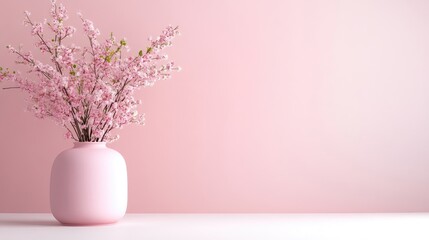 Delicate Pink Cherry Blossom Arrangement (1)