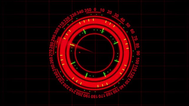 Digital searching system animation .business, circle, rader  searching, computer, concept, dark, design, digital, digital communication