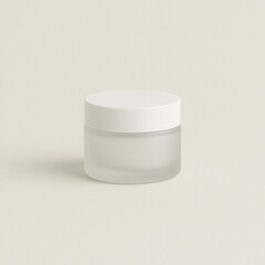 Cosmetic cream jar mockup collection –  glossy, frosted