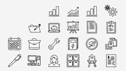 workspace web icons set in thin line design  pack  (1).eps