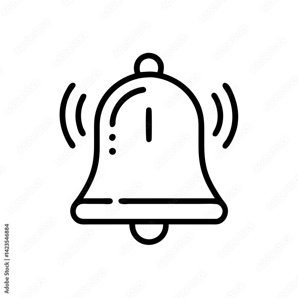 Poster alert on transparent background flat vector icon for apps and websites