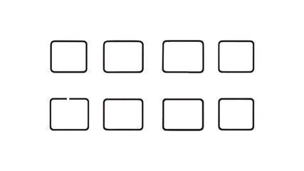 Booking App UI Mockup line art clean aesthetic design for app