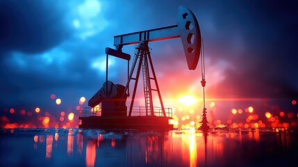 A dramatic upward trend in oil prices, a jagged line slicing through the graph, mirroring the escalating production costs, threatening to choke the life out of industrial machinery and halt 