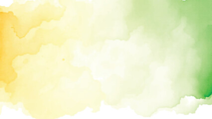 Indian abstract tricolour watercolor background orange, green, vector file