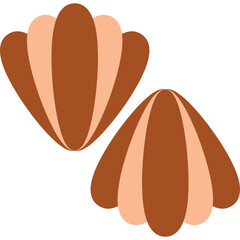 Madeleines icon vector illustration