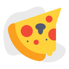 Pizza icon vector illustration