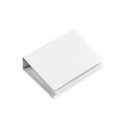 White binder office supply for organizing documents and papers in a professional and clean manner a transparent background.