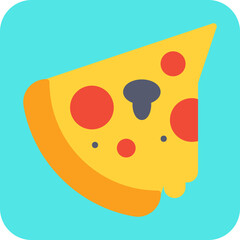 Pizza icon vector illustration