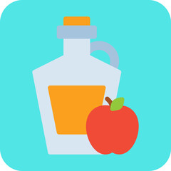 Fototapeta premium Apple Cider icon vector illustration