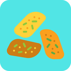 Biscotto icon vector illustration