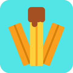 Churros icon vector illustration