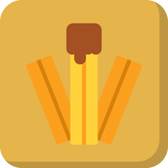 Churros icon vector illustration