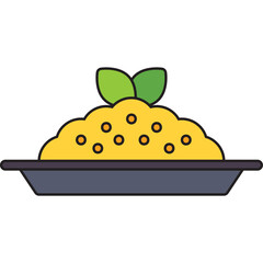 Risotto icon vector illustration