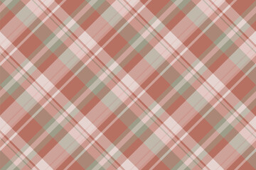 Online tartan texture textile, halftone background vector fabric. Perfection pattern plaid seamless check in light and red colors.
