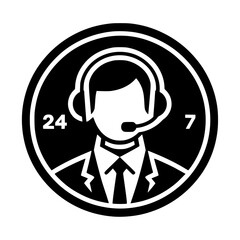 Obraz premium Customer service icon 