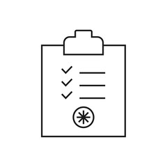 medical insurance lines icon