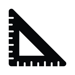 Get this amazing glyph icon of set square