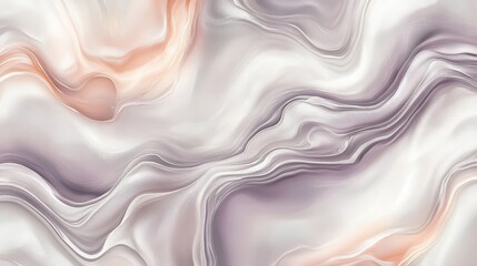 Obraz premium Wallpaper with warped glass reflections in pastel misty backdrop