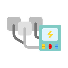 Electrotherapy flat icon