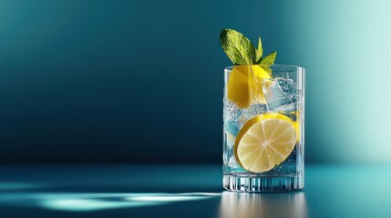 Fresh lemon beverage image