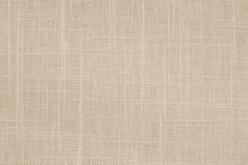 Brown linen fabric cloth texture for background, natural textile pattern.