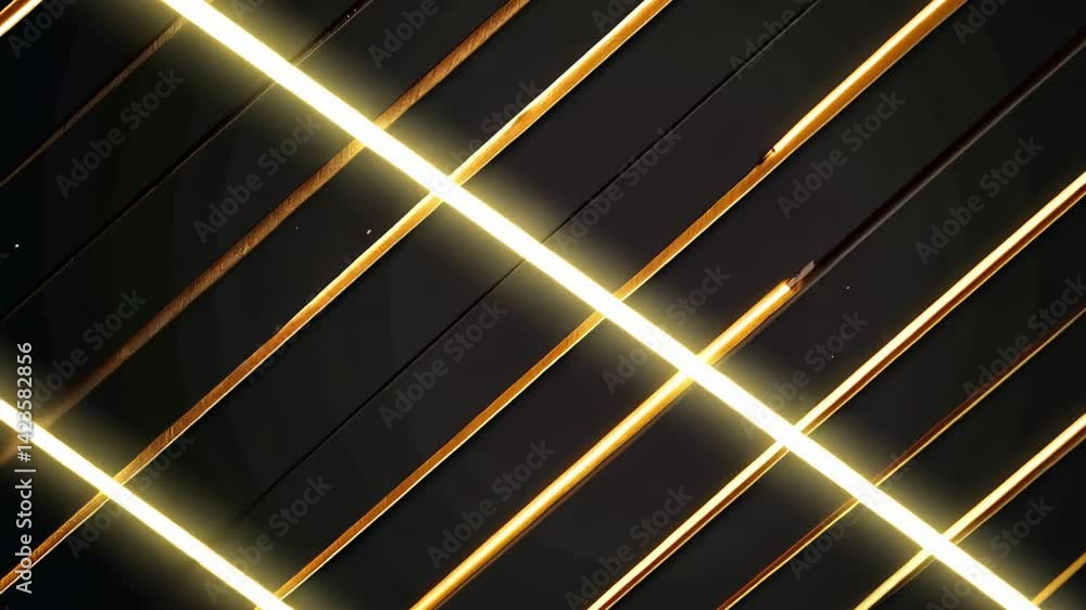 Poster intriguing light patterns dance across dark surfaces, creating a mesmerizing visual display in an ar
