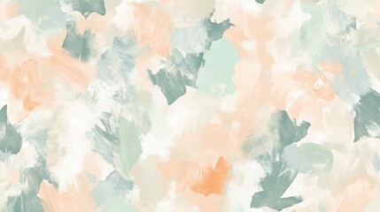 Smoky gray and sienna wallpaper with rough expressive style