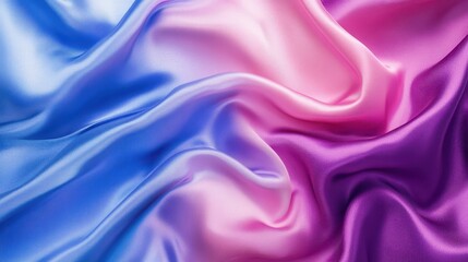 Obraz premium Glossy vaporwave wallpaper with plum and pastel waveforms