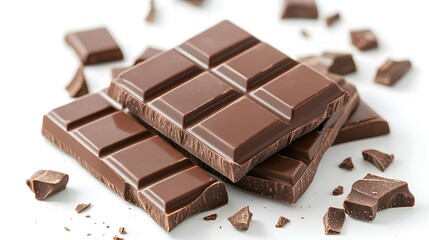 Delicious milk chocolate bar with delightful pieces.