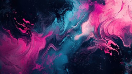 Fototapeta premium Smooth marble background with abstract graffiti splashes