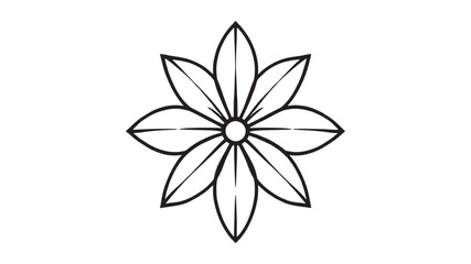Lily line art floral sketch minimalist black ink hand drawing