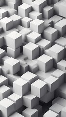 Obraz premium 3D Geometric Cube Abstract Background