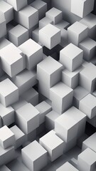 Obraz premium 3D Geometric Cube Abstract Background