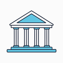 Obraz premium Vector illustrations of a bank