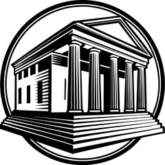 Vector illustrations of a bank