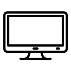 Lcd line icon style