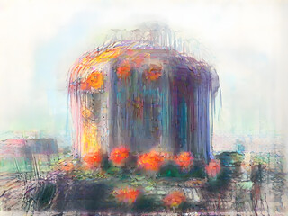 Old AI Image Generation - Artificial Intelligence Advancement Diffusion Models Steps
