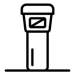 Pos Terminal line icon style