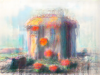 Old AI Image Generation - Artificial Intelligence Advancement Diffusion Models Steps