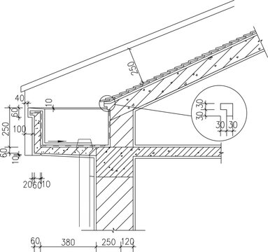 architectural cross-section diagram with dimensions clip art preview