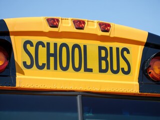 Closeup_of_a_Bright_Yellow_School_Bus_with_the_Word_School_Bus_Clearly_Visible_on_the_Top._A_Striking_View_of_the_School_Bus_Exterior,_Perfect_for_Transportation_Enthusiasts_and_Educational_Purposes.
