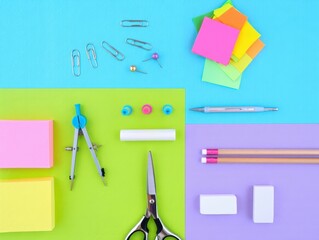 Vibrant_School_Supplies_Arrangement:_A_Colorful_and_Creative_Educational_Display