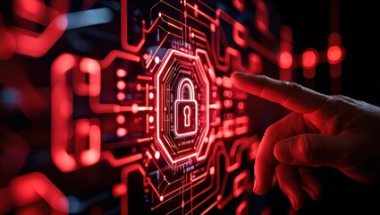 Intricate_Digital_Security_Interface:_A_Futuristic_Cyber_Protection_System