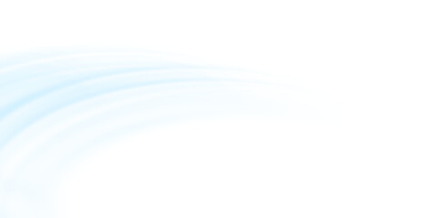 Air flow Isolated PNG and vector isolated. Effect of winter air and wind stream waves effect in blue color.