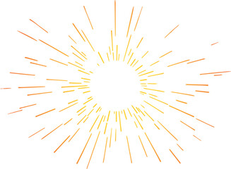 Design of yellow flash lines