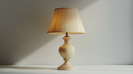 modern desk lamp in stylish interior setting  