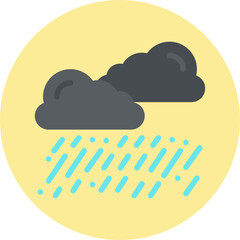 Heavy Rain icon vector illustration