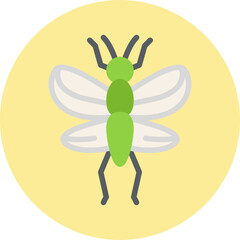 Locust Infestation icon vector illustration