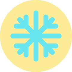 Obraz premium Snowing icon vector illustration